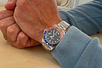 Thumbnail von Rolex GMT-Master II 16710 Faded Pepsi A-Serie Fullset aus 2000