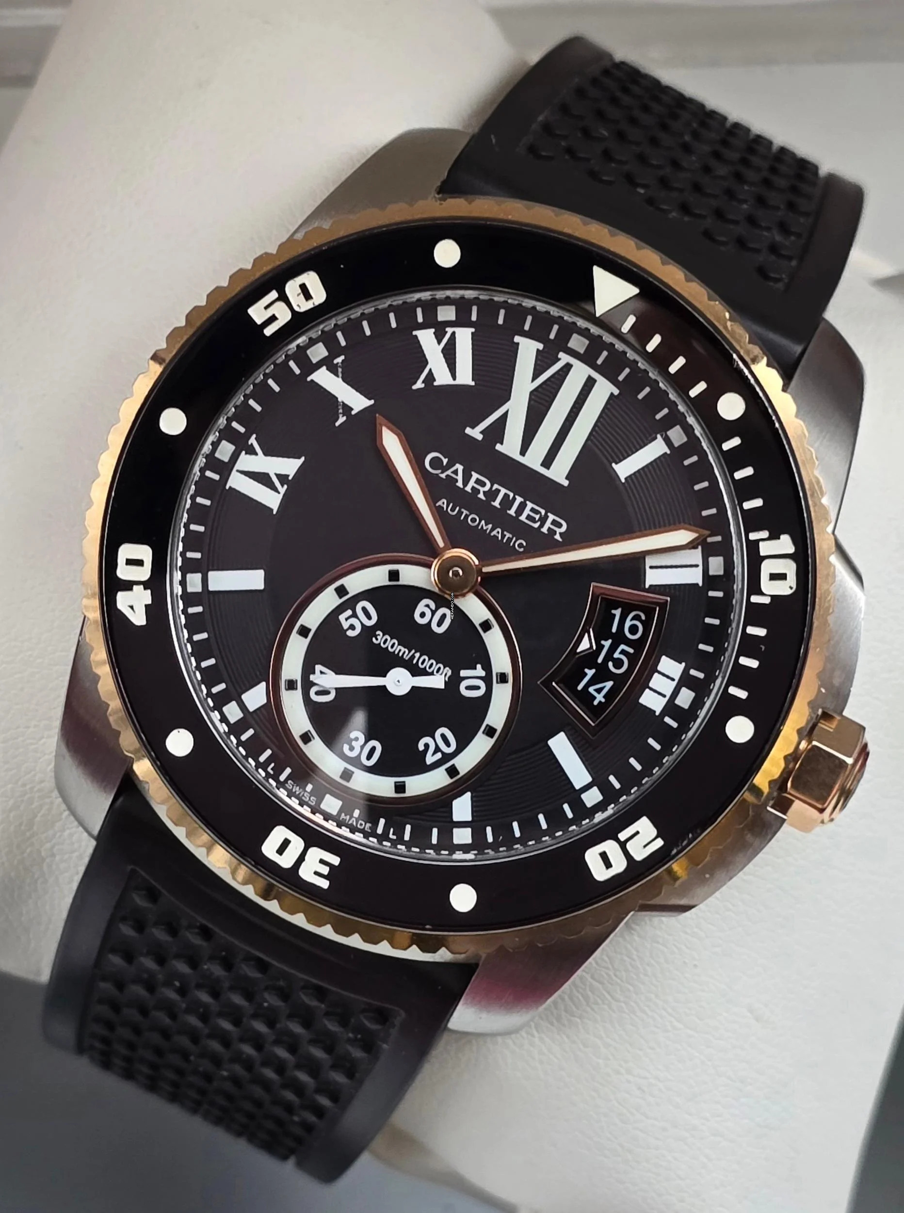 Cartier Calibre de Cartier Diver W7100055 Very Good Full Set 2015