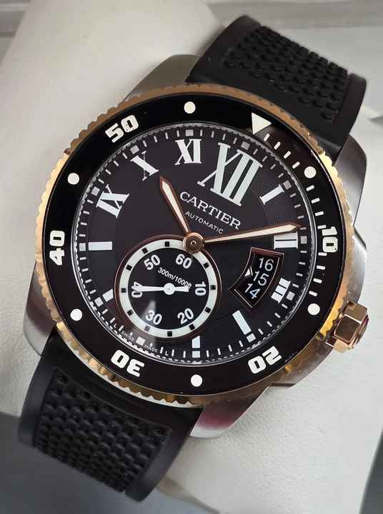  Cartier Calibre de Cartier Diver W7100055 Very Good Full Set 2015 