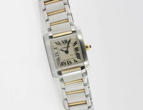  Cartier Tank Française 20mm Stahl / Gold 