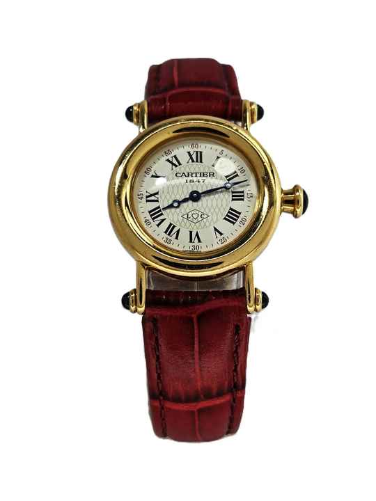  Cartier Diabolo rare 150th Anniversary LC Motiv Dial 