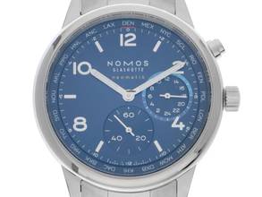 Thumbnail von NOMOS Club Neomatik Glashütte Club Sport Neomatik Weltzeit Blau Ref.790 2025 Full Set Neu