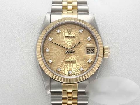 Rolex Datejust 31 Stahl Gelbgold 750 Diamanten Automatik Gold Stahl Stainless Steel 18kt Yellow Gold Jubilé-band Chronometer Oyster 
