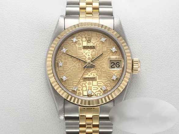 Rolex Datejust 31 Stahl Gelbgold 750 Diamanten Automatik Gold Stahl Stainless Steel 18kt Yellow Gold Jubilé-band Chronometer Oyster 