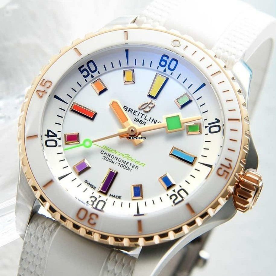  Breitling Superocean 36 Automatic 36 NEW FULL SET 