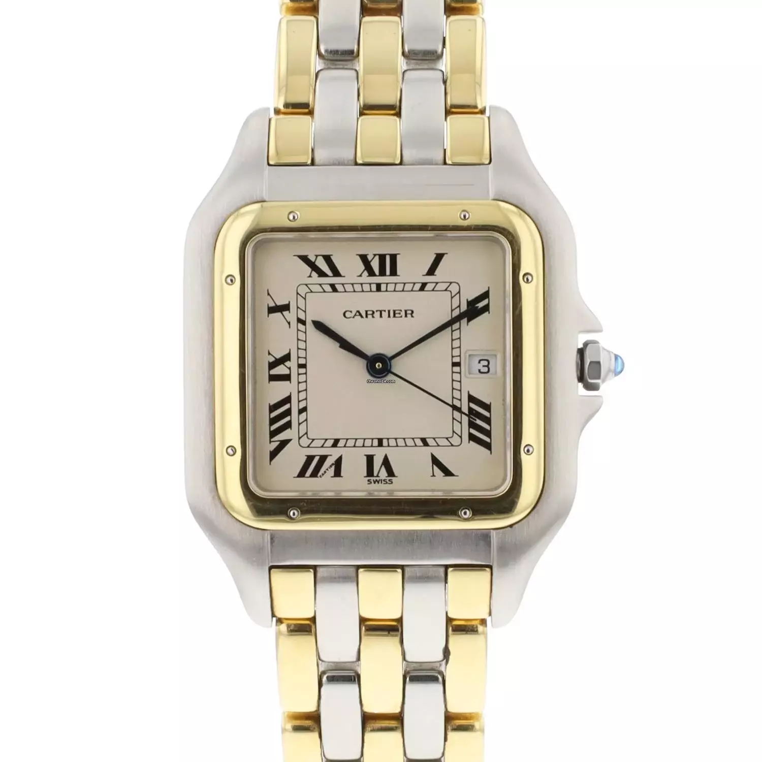  Cartier Panthère GM Steel Gold 