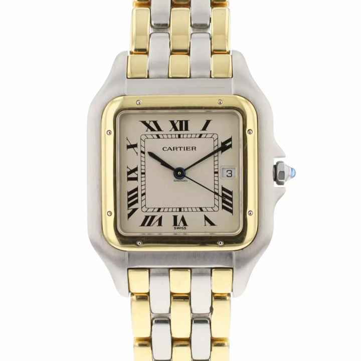  Cartier Panthère GM Steel Gold 