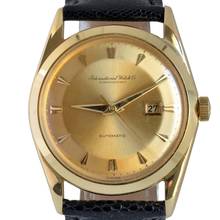 Thumbnail von IWC Classic Schaffhausen Date Pie Pan dial Automatic yellow gold 18KT 1963