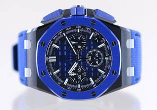 Thumbnail von Audemars Piguet Royal Oak Offshore Chronograph 43mm Chronograph Blue Black Ceramic B+P