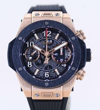  Hublot Big Bang Unico Flyback Chronograph 42mm 18K King Gold Skeleton Dial Luxury 