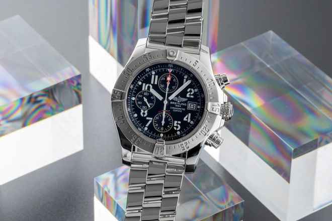  Breitling Avenger Skyland 45 Chronograph Automatik Ref. A13380 Box 