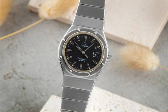  Omega Constellation Ladies Stahl Quarz Damenuhr Ref. 596.0029 796.0824 