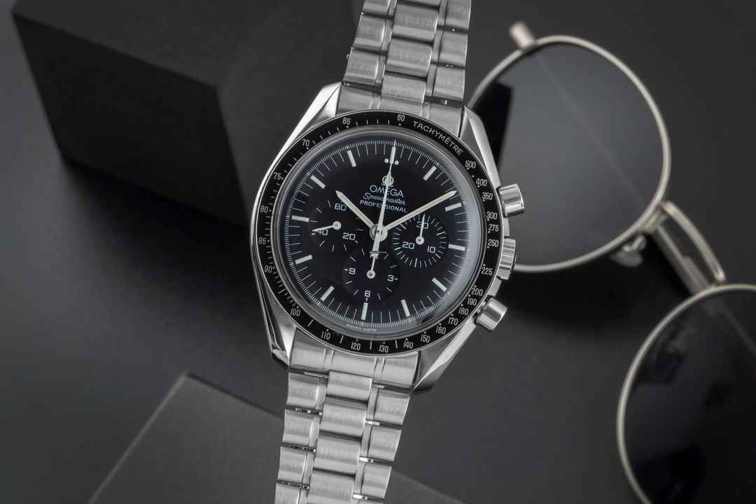 Omega Speedmaster Professional Moonwatch Chronograph Stahl Handaufzug Ref. 3590.50.00 B&P 