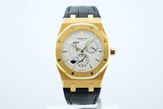 Thumbnail von Audemars Piguet Royal Oak Dual Time 39mm - 18K Yellow Gold - White Dial - Box+Papers - 24 Months Warranty 26120BA.OO.D088CR.01 2008