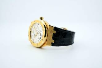 Thumbnail von Audemars Piguet Royal Oak Dual Time 39mm - 18K Yellow Gold - White Dial - Box+Papers - 24 Months Warranty 26120BA.OO.D088CR.01 2008