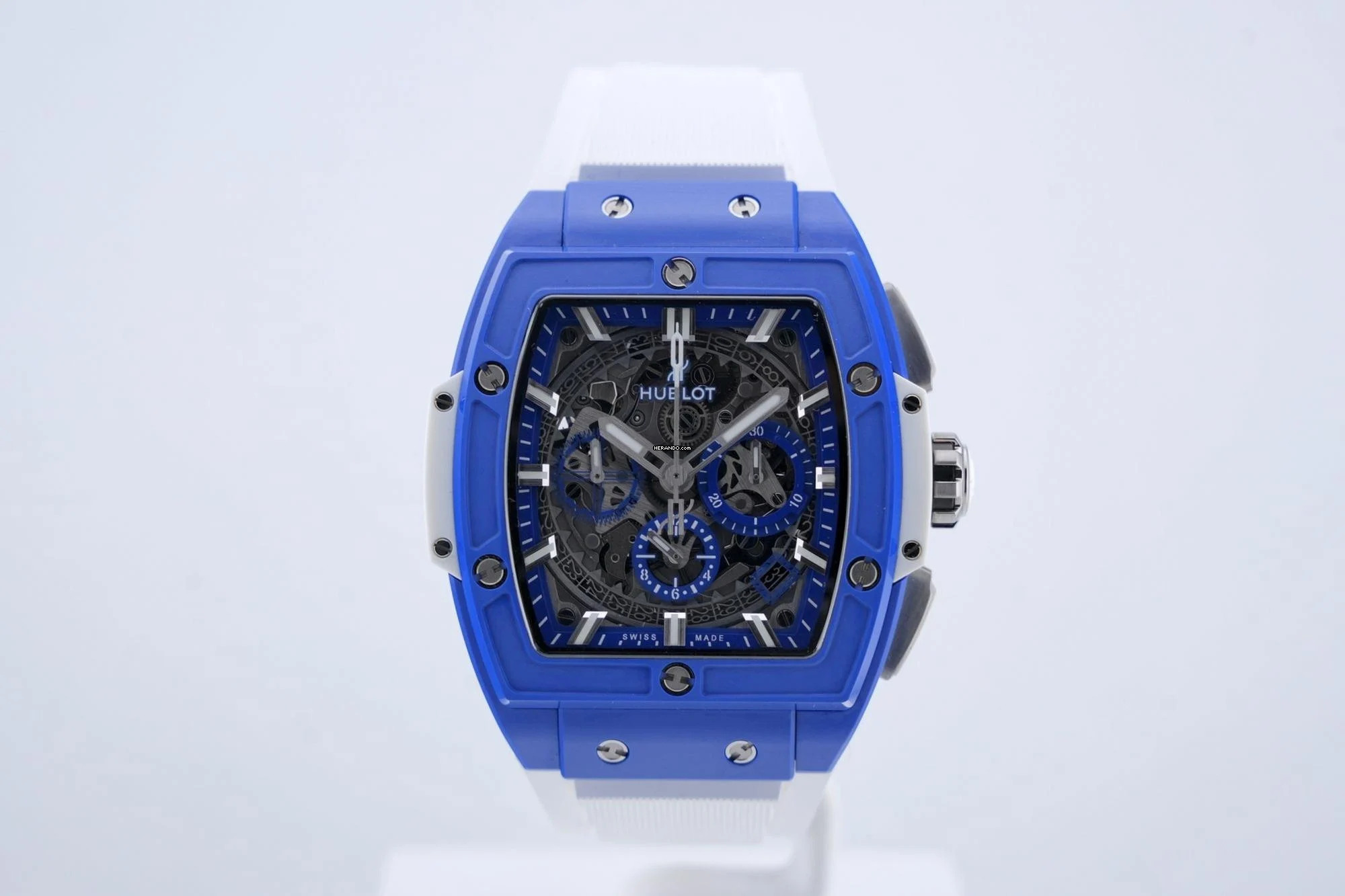  Hublot Spirit of Big Bang Blue Ceramic LIMITED TO 100 Box+Papers 641.EX.5129.LR 2019 