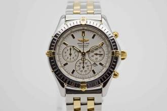 Thumbnail von Breitling Shadow Flyback Chronomat in 38 mm Stahl/Gold LC100 Fullset neuer Service