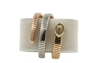 Thumbnail von Bulgari Serpenti Tubogas Serpenti 18K Tri Color Gold Juvenia Vintage