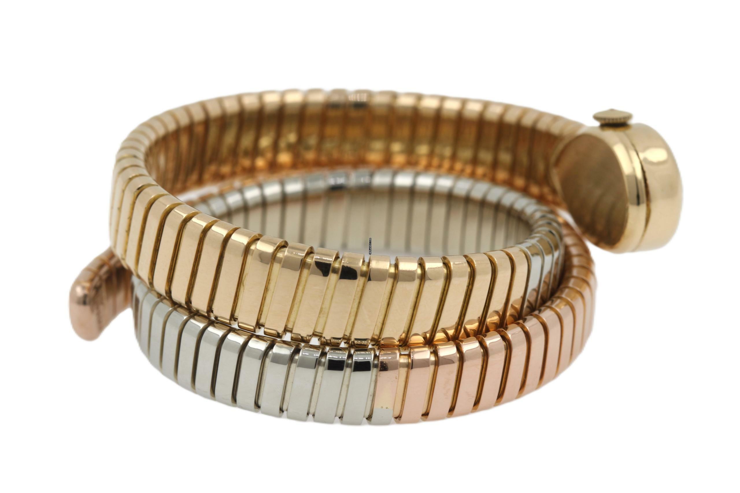 Thumbnail von Bulgari Serpenti Tubogas Serpenti 18K Tri Color Gold Juvenia Vintage