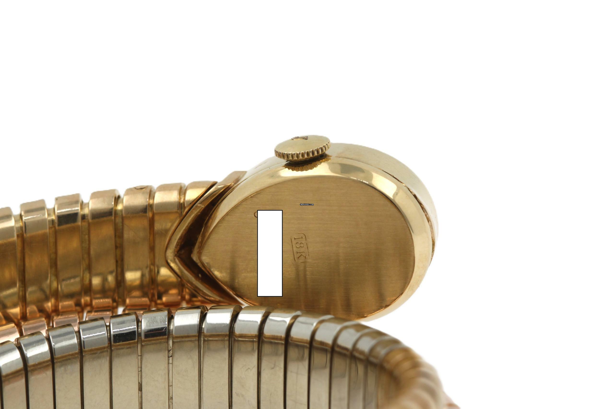 Thumbnail von Bulgari Serpenti Tubogas Serpenti 18K Tri Color Gold Juvenia Vintage