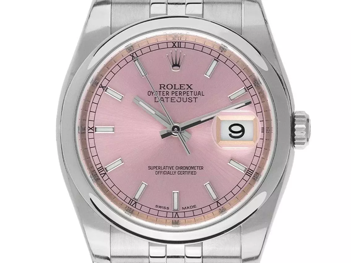  Rolex Datejust 36 Ref.116200 2016 Full Set wie Neu Vintage 