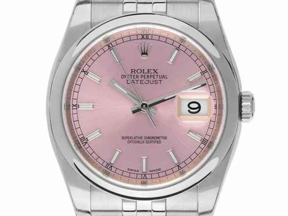  Rolex Datejust 36 Ref.116200 2016 Full Set wie Neu Vintage 