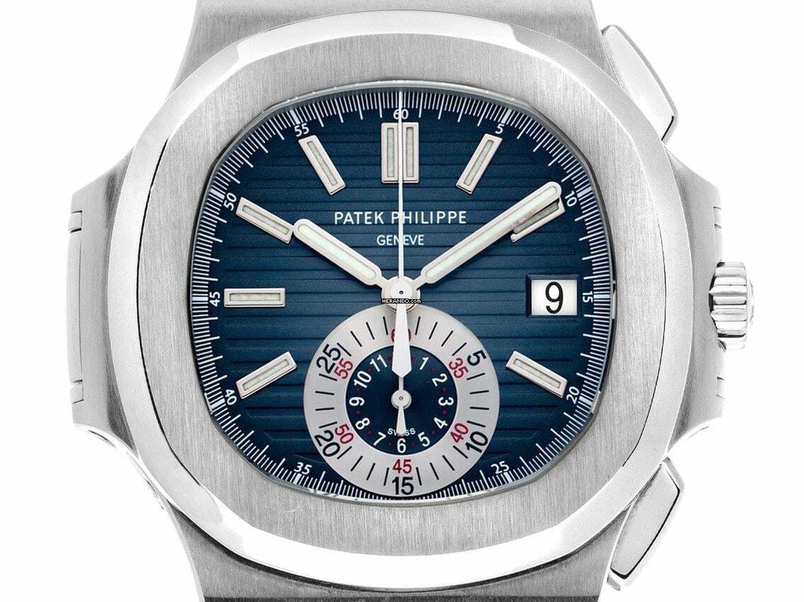  Patek Philippe Nautilus Ref.5980/1A-001 2008 Full Set wie Neu Vintage 