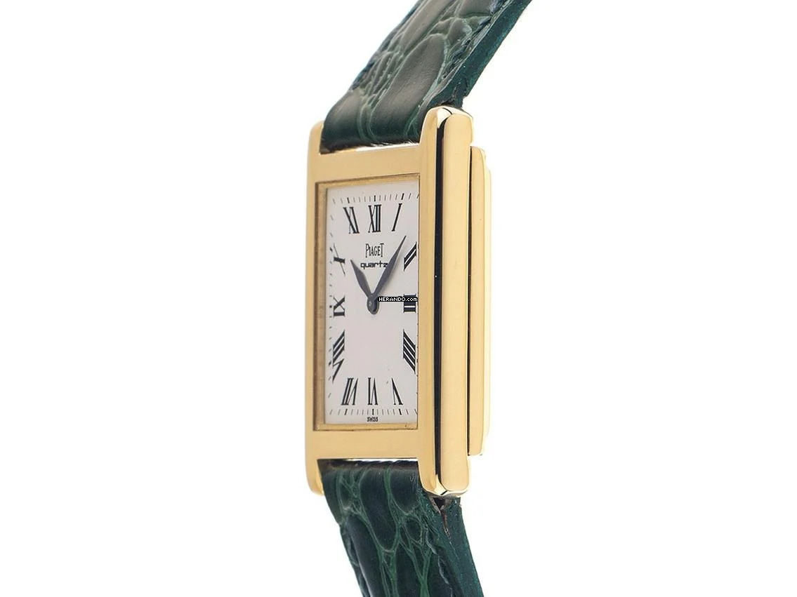 Thumbnail von Piaget Tank Ref.70800 1988 original Box sehr gut Vintage