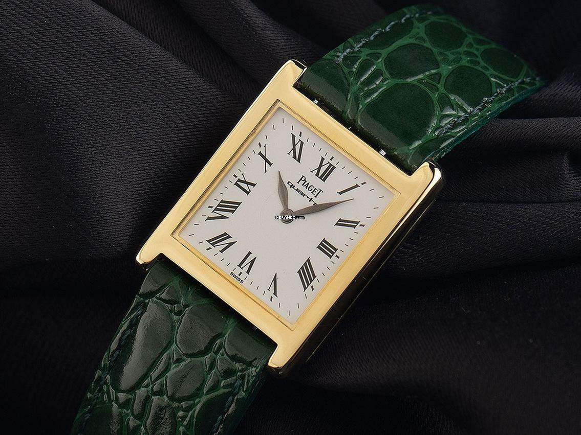 Thumbnail von Piaget Tank Ref.70800 1988 original Box sehr gut Vintage