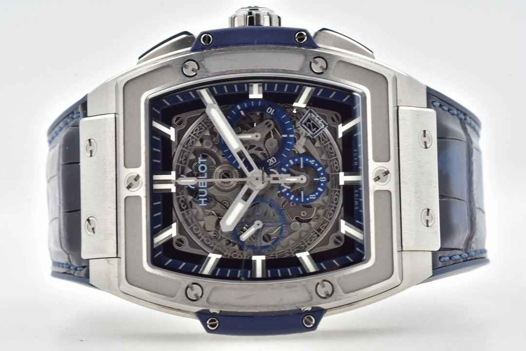  Hublot Spirit of Big Bang Blue Chronograph 601.NX.7170.LR Titanium 