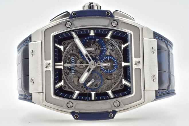  Hublot Spirit of Big Bang Blue Chronograph 601.NX.7170.LR Titanium 
