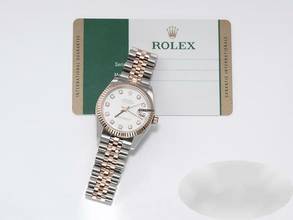 Thumbnail von Rolex Datejust 31 31mm 178271 2018 Edelstahl Rosegold 750 Diamanten Automatik Stainless Steel 18kt Rose Gold Jubilé-band Chronometer White Dial