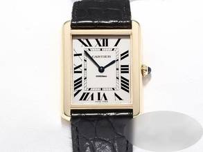 Thumbnail von Cartier Tank Solo Großes Modell Edelstahl Gelbgold 750 W5200004 2019 Stahl Gold
