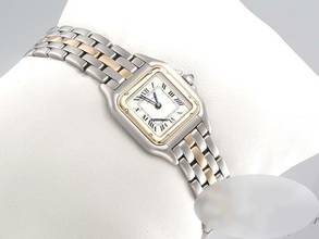 Thumbnail von Cartier Panthère Sm Edelstahl Gelbgold 750 Damenuhr Damen Stahl Gold Steel 18kt Yellow Gold