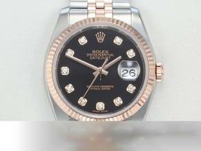 Thumbnail von Rolex Datejust 36 36mm 116231 2018 Stahl Rosegold 750 Diamanten Automatik
