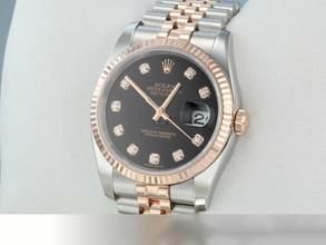 Thumbnail von Rolex Datejust 36 36mm 116231 2018 Stahl Rosegold 750 Diamanten Automatik