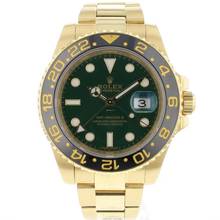 Thumbnail von Rolex GMT-Master II Yellow Gold Green Dial Service '23