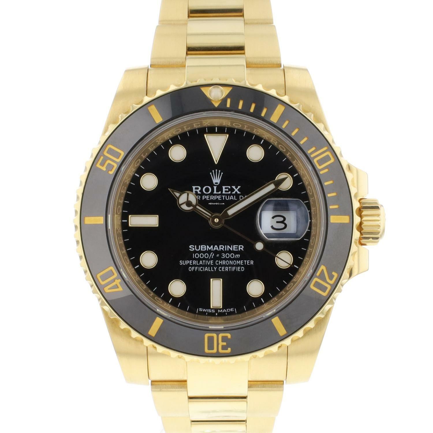 Thumbnail von Rolex Submariner Date Yellow Gold