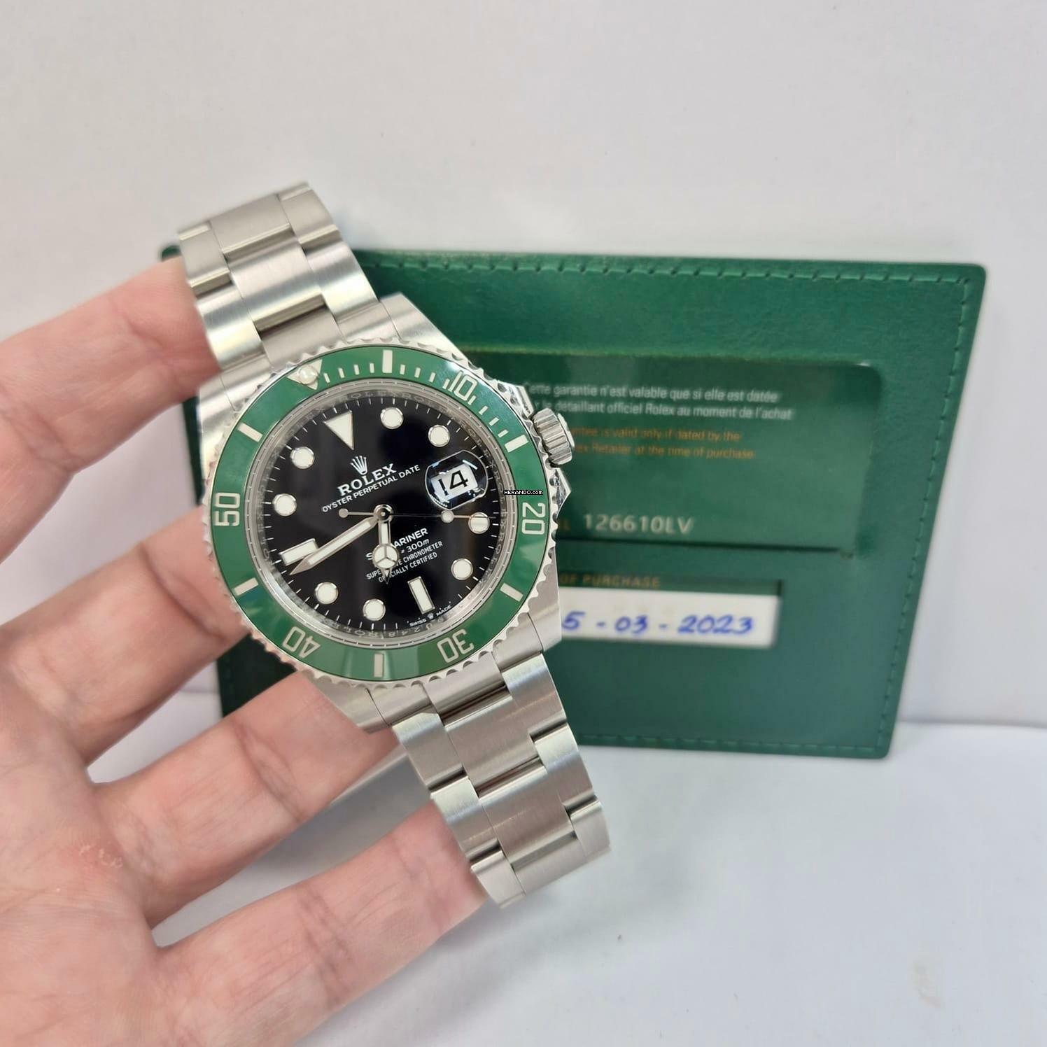  Rolex Submariner Date Starbucks 41mm Automático Completo 