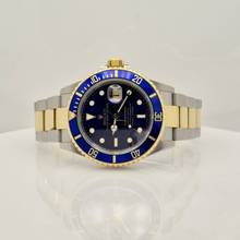 Thumbnail von Rolex Submariner Date Ouro & Aço Blue Dial 40mm Automático Completo