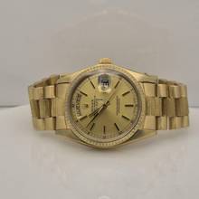 Thumbnail von Rolex Day-Date 36 36mm Presidente Bark Finish Full Gold Automático Completo