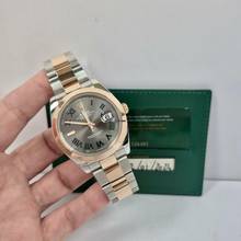 Thumbnail von Rolex Datejust 41 41mm Wimbledon Ouro Rosé & Aço Automático completo