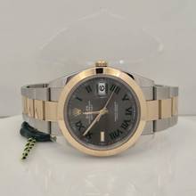 Thumbnail von Rolex Datejust 41 41mm Wimbledon Ouro Rosé & Aço Automático completo