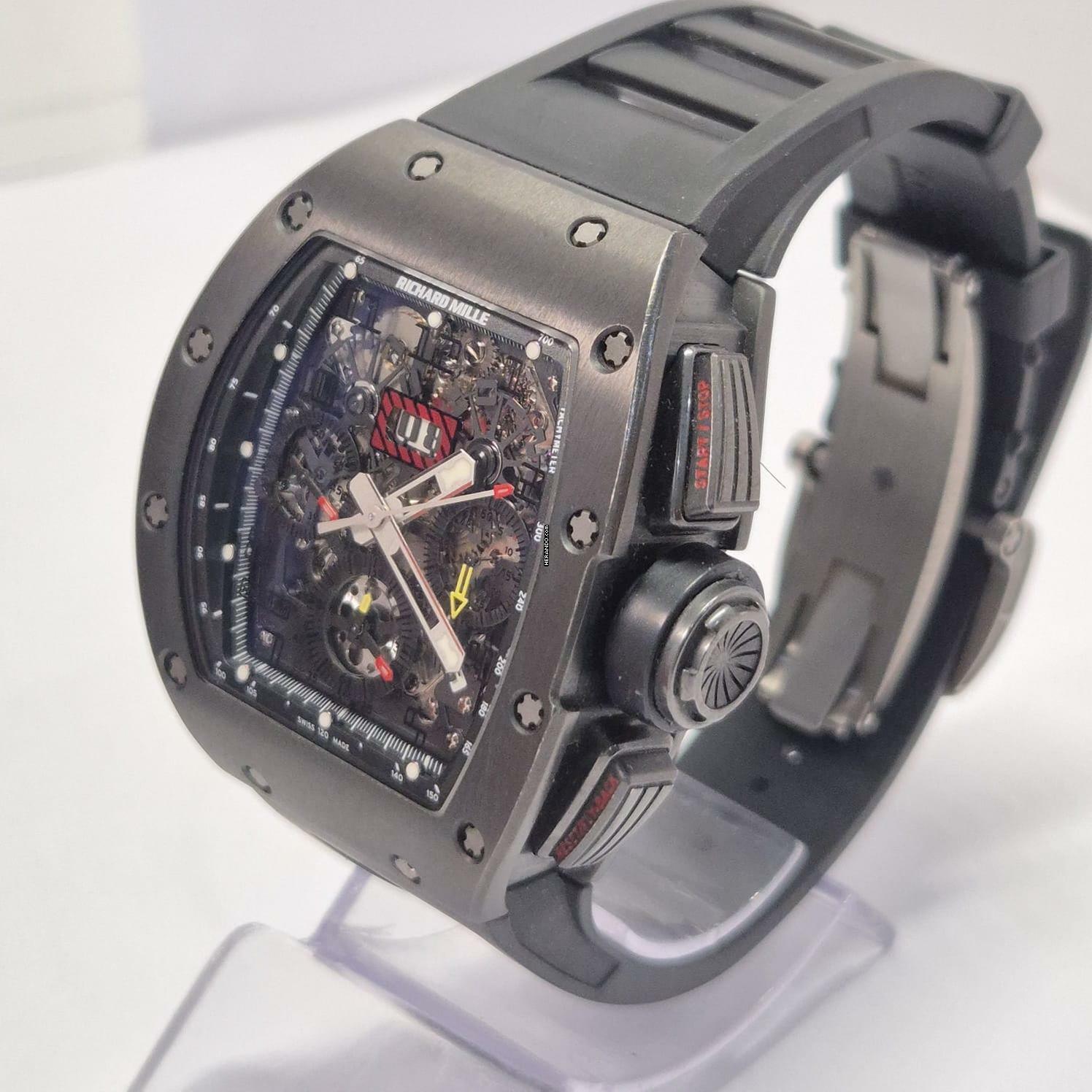Thumbnail von Richard Mille RM 011 Americas All Black 50 Units Edition Flyback 40x50mm Completo
