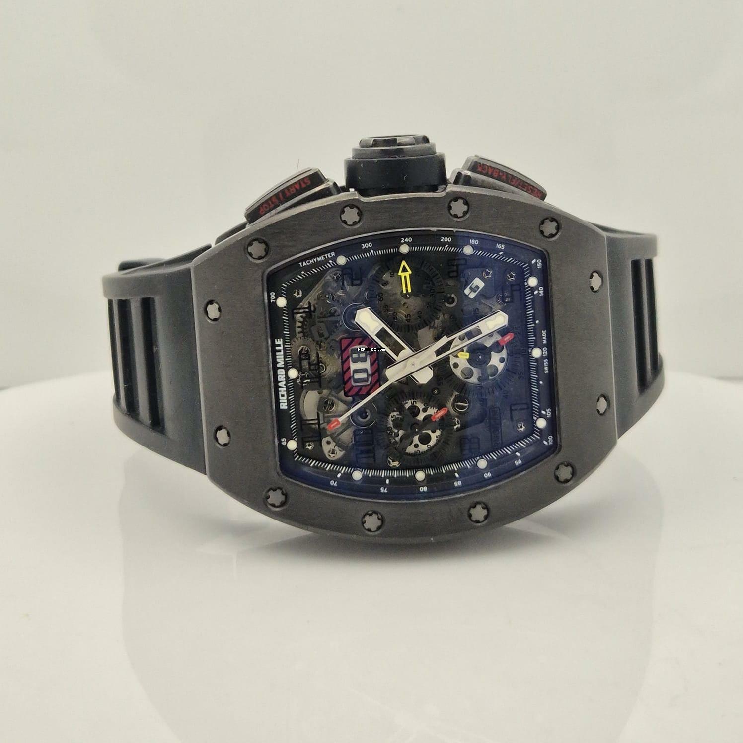 Thumbnail von Richard Mille RM 011 Americas All Black 50 Units Edition Flyback 40x50mm Completo