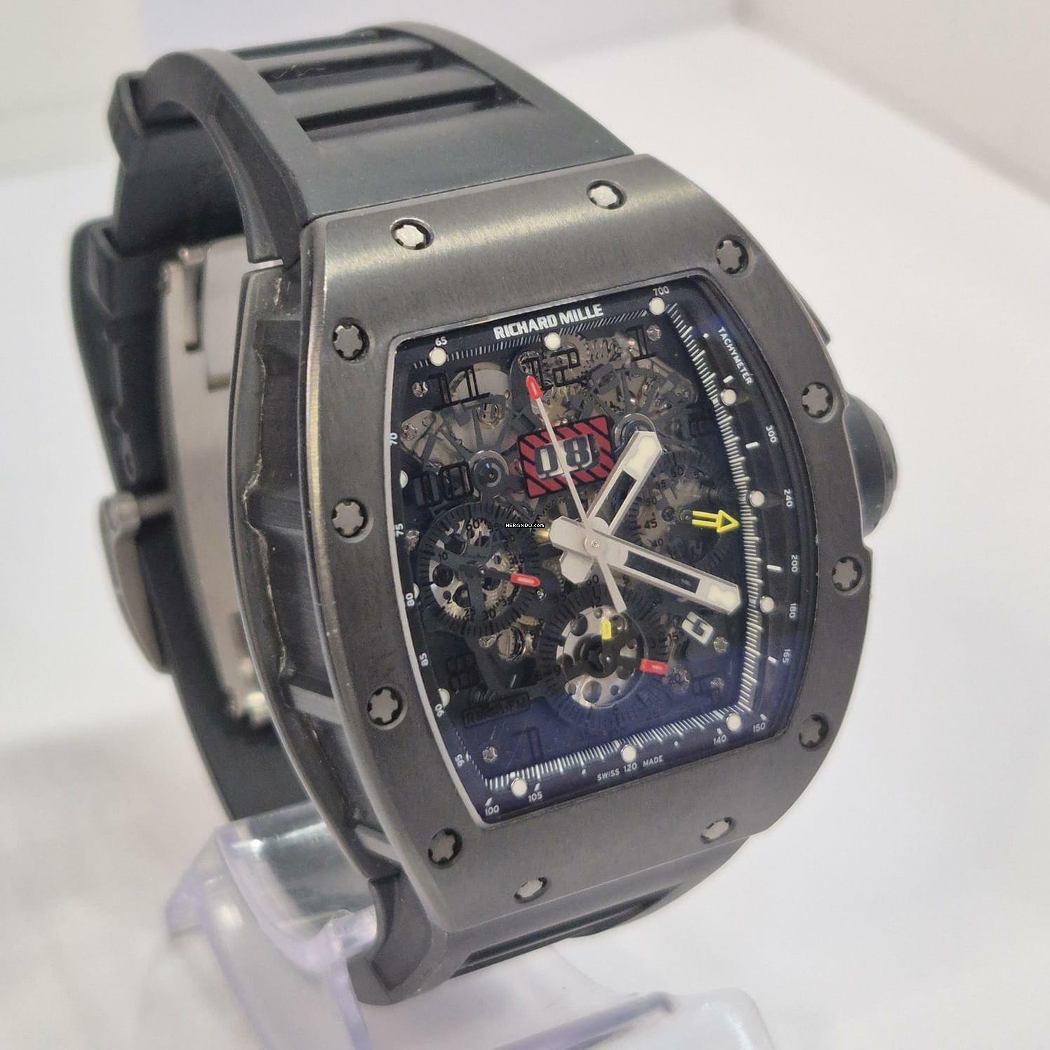 Thumbnail von Richard Mille RM 011 Americas All Black 50 Units Edition Flyback 40x50mm Completo