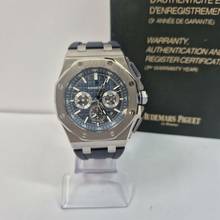 Thumbnail von Audemars Piguet Royal Oak Offshore Chronograph Blue Titanium 42mm Automático Completo