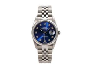 Thumbnail von Rolex Datejust 36 Ref. 16234 Blau Diamant Jubile-Band