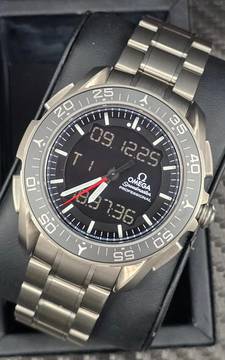  Omega Speedmaster Skywalker X-33 318.90.45.79.01.001 Quartz Titanium Very Good Condition Full Set 2018 