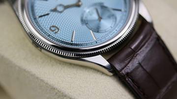 Thumbnail von Rolex 1908 Platin - Ice Blue - New Full Sticker LC100 - Fullset - 2025